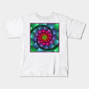 Rainbow Colours Vortex Kids T-Shirt